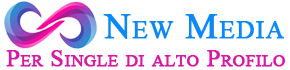 Logo dell'Agenzia Matrimoniale New Media. Servizi professionali a single di Milano, Bergamo, Varese, Brescia, Como, Lecco, Sondrio, Lodi, Pavia, Mantova